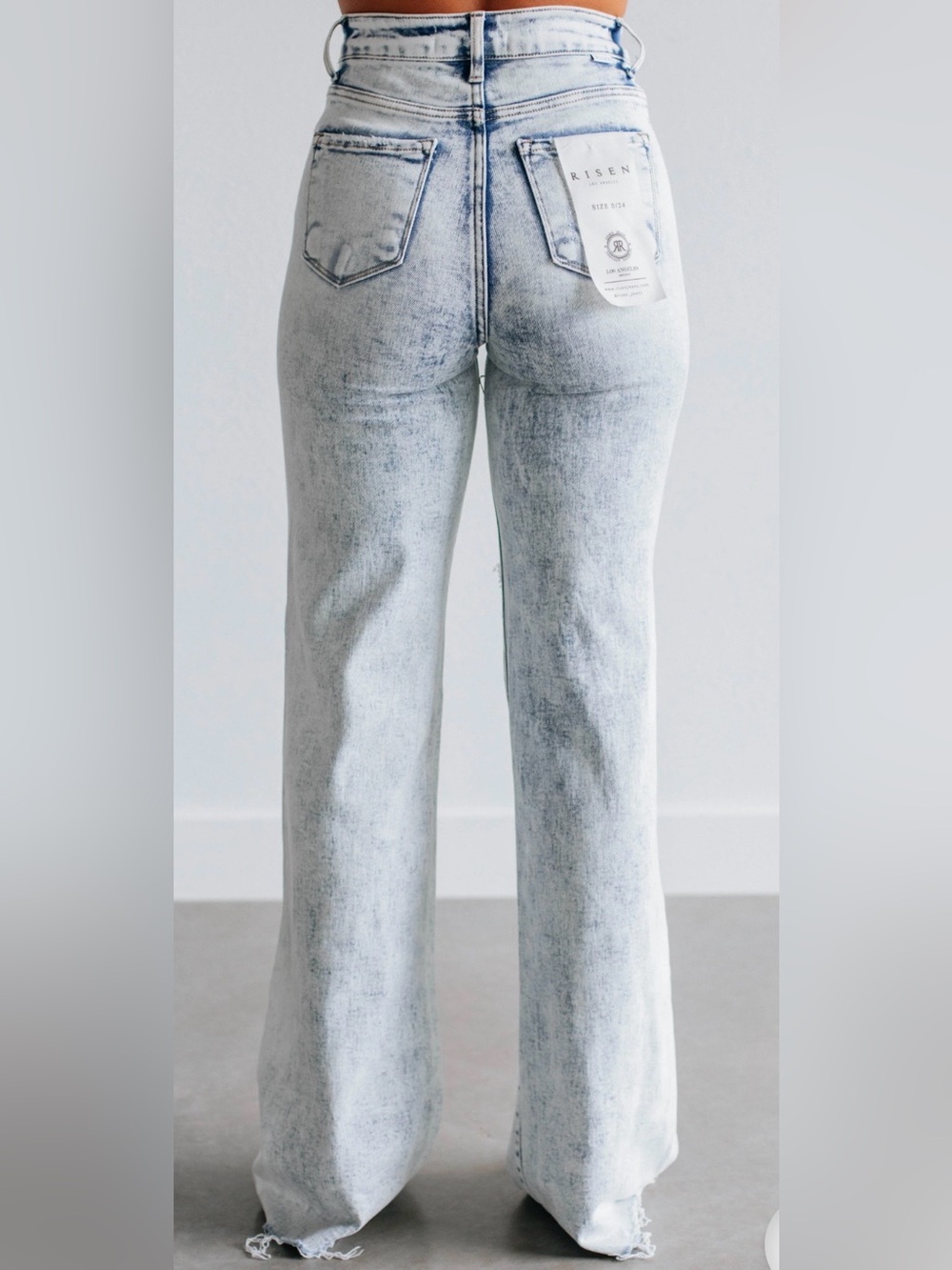 Risen - Avril Flared Vintage Light Wash Jeans - Picture 2 of 16